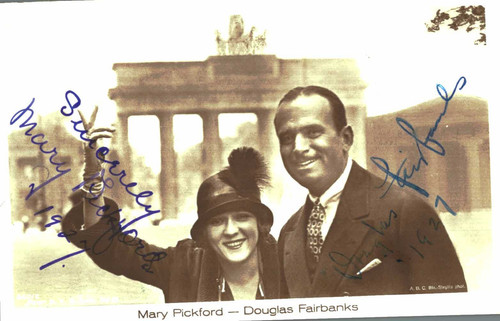 Douglas fairbanks pickford - douglas, fairbanks-m.pickford
