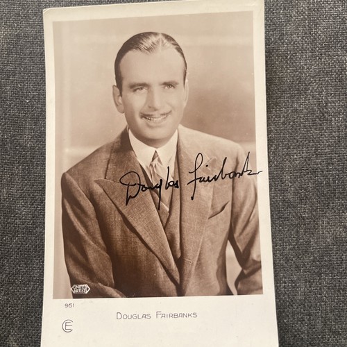 Vintage kino postkarte douglas - vintage,